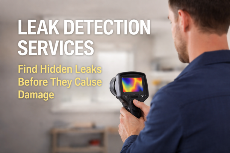 Leak Detection services san mateo CA, bay area